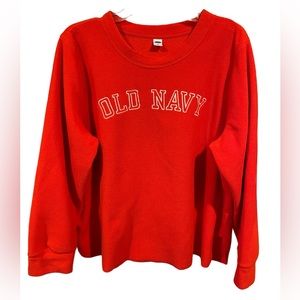 Old Navy Logo-Graphic Micro Performance Fleece Sweatshirt